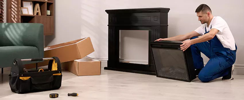 Old Rusted Metal Fireplace Repair And Replacement in Englewood, CO