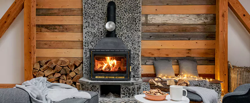Thelin Hearth Products Direct Vent Gas Stove Fireplace Inspection in Englewood, Colorado